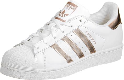 adidas superstar w schuhe weiß kupfer|adidas Originals – Superstar – Sneaker in .